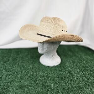 Justin Men's Western Headwear Palm Straw Cowboy Hat 6 5/8 20X